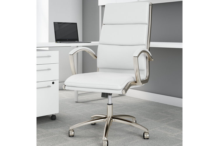 Best white discount leather office chair